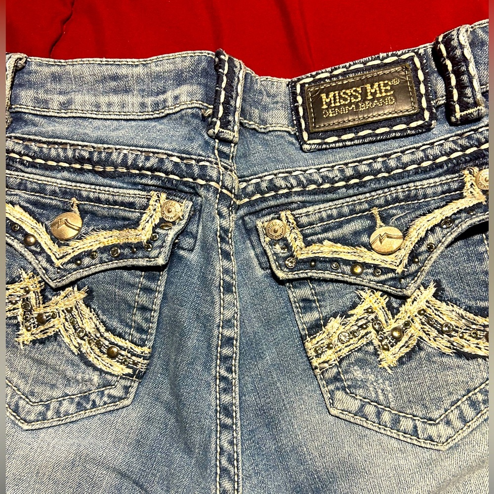 Miss Me jeans I bought for my granddaughter but they were skinny jeans